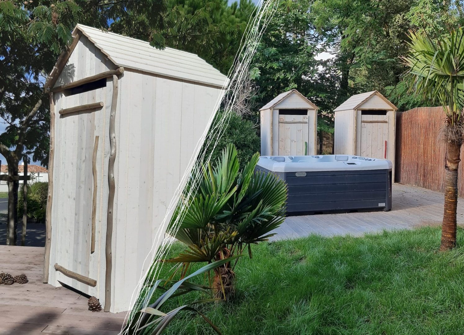 Plan Pour Fabriquer Une Cabine De Plage En Bois Construction et pose Cabines de plage • Charrier Fèvre